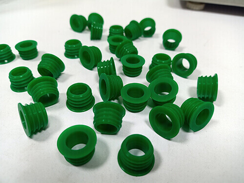 silicone grommet green color
